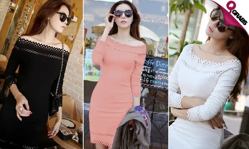 For QR49 Dress in Modest Style with Mini Dresses - Choose from Three Classic Colors! (QR89 Value)